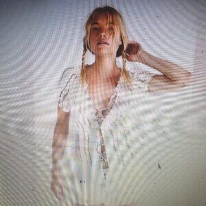 Free People Augusta Top EUC Size M